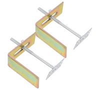 Veemoon 2 Piezas Soporte de Fregadero Inferior Clips de Fijación para Lavabos Cerámicos Diseño Soporte Resistente para Baño y Cocina Instalación y Estable