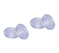 Veemoon 2 Series Almohadillas Antideslizantes para Barra De Dominadas Puerta Transparentes para Equipos De Gimnasio Casa Material De Goma Duradero Y Seguro para Marco Puerta 2 Piezas*2