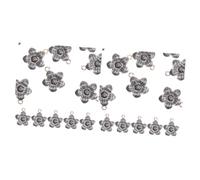 Veemoon 2 Series Mini Sakura Charm Pendants De Aleación Para Joyería Diy Accesorios De Manualidades Para Hacer Pulseras Y Collares Colgantes De Color Negro 50 Piezas*2