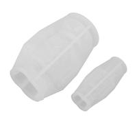 Veemoon 2 Unidades Moldes de Silicona Diseño Detallado, Fáciles de Desmoldar para Velas de Cascanueces Navideños en 3d Ideales para Resina y Manualidades en Estudios Profesionales