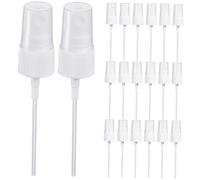 Veemoon 20 cabezales de bomba para botellas - Pulverizadores para botellas de 100 ml - 18 mm para perfume y aceites esenciales, ideal para viajes y hogar