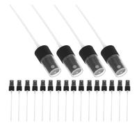 Veemoon 20 Cabezales Rociadores de Repuesto 18 Mm Negro, Tapas Pulverizadoras de Niebla Fina para Botellas de Perfume, Plástico Resistente, Recambio Compacto para Uso Diario y Viaje