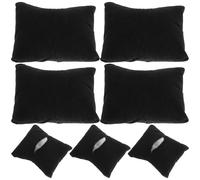 Veemoon 20 Cojines para Caja de Reloj en Tela de Felpa Negra 75X85 CM para Exhibir Pulseras y Relojes Almohadas Compactas y Duraderas para Tienda y Embalaje de Joyas