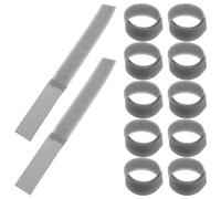 Veemoon 20 Correas Ajustables Impermeables para Botas de Mascotas, Clips de Sujeción Antideslizantes Gris 20x180 Mm, Protección para Patas al Aire Libre para Perros y Gatos