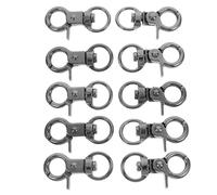 Veemoon 20 Hebillas Metálicas para Jaulas de Loros, Cierre a Presión Seguro para Puertas, Clip de Seguridad para Jaulas de Pájaros, Accesorios Resistentes Antióxido para Mascotas