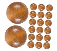 Veemoon 20 Piezas Botones de Madera Naturales para Coser Ropa Redondos con Doble Clavija para Abrigos Chaquetas Costura Manual y Manualidades