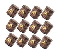 Veemoon 20 Piezas Caja De Dulces De Madera Mini Cofre Del Tesoro Cajas De Dulces Estilo Europeo Para Decoración De Fiesta Temática Pirata De Papel Huecas