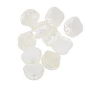 Veemoon 20 Piezas Horquilla de concha de perla cabello patas encanto de manualidades DIY Caparazón pasadores de pelo perla fabricación de joyas con dijes de conchas marinas resina