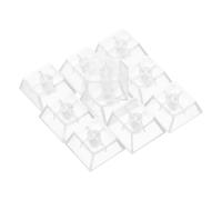 Veemoon 20 Piezas Tapas De Teclado Transparentes para Teclados Mecánicos De Tapas para Teclas De Computadora Accesorio Estético De Alta Visibilidad Diseño Transparente Reemplazo De Teclas