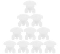 Veemoon 20 Piezas Tope para Riel de Cortina de Plástico Accesorios de Reemplazo para Cortinas con Rodillos Silenciosos Duraderos y Compatibles para Uso Dormitorios y Oficinas