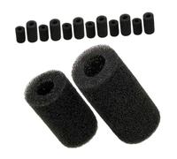 Veemoon 20 Piezas Unidades Esponjas Filtro Pre Filtro para Acuario Protectores Entrada Tanque Esponjas Micro Porosas de Peces Repuesto Fácil de Instalar Mantenimiento Rápido