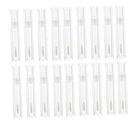 Veemoon 20 piezas Unidades Tubos Vacíos para Bálsamo Labial Transparente Reutilizables para Brillo de Labios DIY Portátil y Compacto para Viajes y Diario
