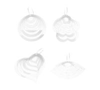 Veemoon 20 plantillas de acrílico transparente para acolchado - Varias formas. Plantillas de costura y acolchado con hebilla para manualidades, decoración navideña y patchwork DIY.