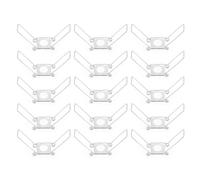 Veemoon 20 Unidades Lámpara Retención Clip De Resorte Clips De Resorte De Retención De Bombilla Lámpara De Retención Clip Titular 11inch