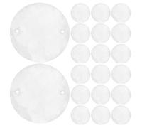 Veemoon 200 conchas de capiz, conchas redondas naturales con 2 agujeros para campanillas de viento, guirnaldas, manualidades, decoración de bodas y hogar, 30 mm/1,18 pulgadas