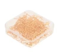 Veemoon 200 Piezas Ganchos para Pendientes de Hierro Dorados Accesorios DIY para Hacer Joyas Cierres para Pendientes Lisos para Manualidades y Bisutería