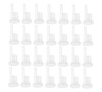 Veemoon 200 piezas Tapón Repuesto para Botellas de Aceite Esencial Dientes Tapón Interior Dosificador Antigoteo Sellado Hermético para Botellas Accesorio de PP para Uso Personal y DIY
