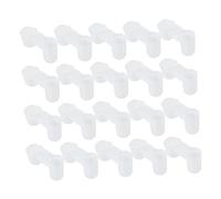 Veemoon 20piezas Bebedores para Doble Puerto Dispensadores De Agua para Aves Plástico Resistente para Hogar y Tienda Fácil Limpieza y Uso Conveniente