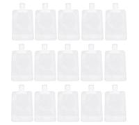 Veemoon 20piezas Bolsa De Loción Desmaquillante De Viaje Bolsas Desechables Portátiles Para Loción Champú y Artículos De Tocador