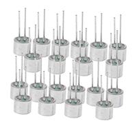 Veemoon 20piezas Pastilla De Micrófono De Condensador Electret Cilíndrica Pastilla De Micrófono De Para Para Control De Voz Dispositivos Electrónicos