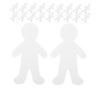 Veemoon 20piezas Títere De Cartón Blanco Figuras Humanas Diy Para Manualidades Plantillas De Dibujo Para Proyectos De Arte Hogar o Jardín De Infantes Material De Cartón Para Pintar y