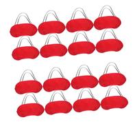 Veemoon 24 Piezas Máscaras de Ojos para Dormir con Banda Elástica Cubiertas de Ojos Opacas de Poliéster para Viajes Equipo y Bloqueo Total de Luz