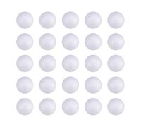Veemoon 240 Unidades Bolas de Poliestireno Sólidas para Manualidades y Decoración, Esferas Redondas de 2,5 Cm Que Se Pueden Pegar o Pinchar para Fiestas y Adornos Navideños