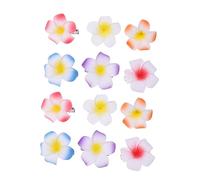 Veemoon 24Piezas Clip de Pelo de Flores Accesorios de Playa con Frangipani de Pe Decoración para Cumpleaños y Fiestas Tropicales