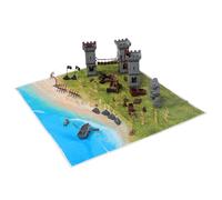 Veemoon 293 Piezas Miniatura Soldados Piratas y Caballeros con Accesorios para Mesa de Arena Figuras de Plástico para Construcción y Recreación Histórica