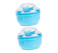 Veemoon 2juegos Estuche Para Borlas De Polvo Para Bebés Caja De Almacenamiento De Talco Para Bebés De Caja Para Borlas De Polvo Para Recién Nacidos Uso Diario El Baño