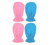 Veemoon 2pares Guantes de Parafina y Mascarillas Cuidado de Manos Mitones de Spa de Cera para Mujer Cómodos y Humectantes para Spa Casa