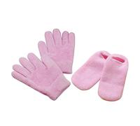 Veemoon 2pares Guantes Exfoliantes de Gel con Infusión de Aceites Esenciales para Manos Secas y Agrietadas para Spa y Cuidado de Manos