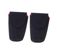Veemoon 2piezas Bolsa Protectora para Lentes De Cámara Funda para Lentes De Buceo Resistente Adhesivo Mágico Fácil De Abrir y Cerrar