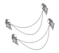 Veemoon 2piezas Broches De Ángel Retro Para Camisas Alfileres De Cuello Elegantes Para Mujeres Accesorios De Moda Para Ocasiones Formales y Casual