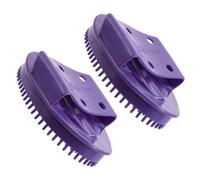 Veemoon 2piezas Cepillo de Masaje de Plástico para Abdomen Cabelludo y Cintura de Herramientas Guasha Portátiles para Masaje Aceite Relajación de Brazos y Muslos