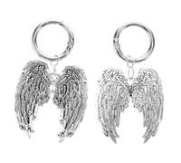 Veemoon 2piezas Colgante De Alas De Ángel Para Botas Anillo Dije Desmontable Adorno Decorativo Para Zapatos Ala Pequeña y Delicada