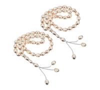 Veemoon 2piezas De Cuentas Acrílicas Multicolores Cuentas De Tasbih Para Oración Pulsera De De Oración Musulmana Joyería Religiosa Para Adoración y Ramadán De