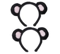 Veemoon 2piezas Diadema Creativa De Oídos De Oso Para Mujeres Accesorio De Fiesta Divertido y Atractivo Decoración De Cabello De Suave Para Cosplay y Celebraciones