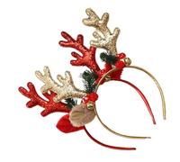 Veemoon 2piezas Diadema De Asta De Ciervo Para Navidad Adornos Falsos Broche Pelo Accesorio Navideño Para Fiestas De Temática Invernal y Decoración De Cabeza