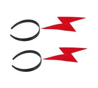 Veemoon 2piezas Diadema Divertida De Flash Accesorios Cabello Para Fiestas De San Valentín Halloween Conciertos Fotos