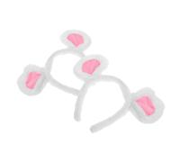 Veemoon 2piezas Diadema Orejas Ratita Peluche Para Halloween Accesorio Disfraz Niño Niña y Adultos Orejas Mouse Suaves y Cómodas Para Fiesta