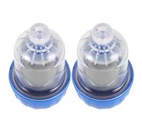 Veemoon 2Piezas Filtro de Agua Inoxidable para Grifos y Duchas Eliminación de Impurezas y Antical para Cocina y Baño Accesorios Efectivos para Agua Limpia y Segura