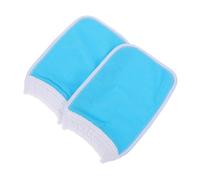 Veemoon 2Piezas Guantes de Baño Exfoliantes Toallas de Limpieza Corporal de Vegetal Gruesa Diseño Engrosado para Ducha y Spa Eliminación de Células Muertas y Suciedad Color