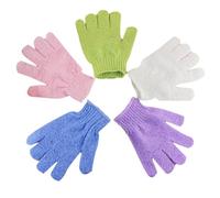 Veemoon 2piezas Guantes De Ducha Exfoliantes De Nylon Para Niño Niña Mujeres y Hombres Manoplas Ajustables Para Exfoliación Corporal Limpieza Suave y Secado Rápido