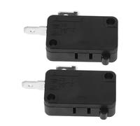 Veemoon 2piezas Interruptor De Puerta Para Microondas Y Olla Arrocera Repuesto Normalmente Abierto Accesorio De Reparación De Pines Compatible Con Horno Microondas Y Olla Eléctrica Instalación Fácil Y