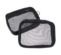 Veemoon 2piezas Neceser De Viaje Multiusos De Malla Elegante y Portátil Bolsa para Cosméticos Neceser De Malla Bolsas De Maquillaje para Cosméticos para Organizar Tu Maquillaje