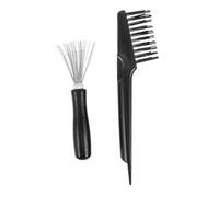 Veemoon 2piezas Peine De Limpieza Para Cabello Limpiador De Polvo Rastrillo De Alambre Metálico Herramienta De Limpieza Para Uso Doméstico Salón