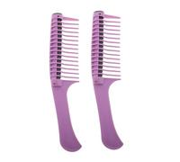 Veemoon 2piezas Peines para Teñir el Cabello con Rodillo Mango Ergonómico Color Morado para Aplicación Fácil Cabello y Reflejos