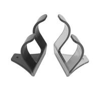 Veemoon 2piezas Soporte Para Secador De Pelo Negro Organizador De Pared Para Herramientas De Para Baño o Peluquería