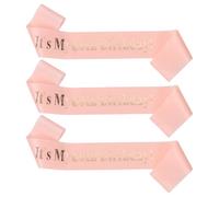 Veemoon 3 Bandas de 60 Cumpleaños, Banda de Satén Suave de Oro Rosa para Mujeres Y Hombres, Suministros para Fiestas de Sesenta Cumpleaños, Decoraciones Y Regalos Divertidos.